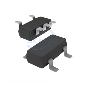 Fournisseurs de composants électroniques, distributeur agréé, Logic SC 74A SOT 753 IC INVERT SCHMITT 1CH 1INP SC74A 74HC1G14GV-Q100H - Product Image 1