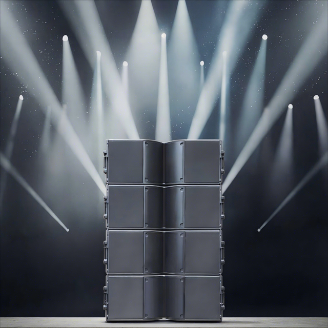 Professional  Dual 8 Inch  2 Way  Line Array Speakers  Audio Sound System Outdoor Passive Line Array Speaker Box