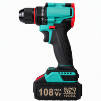 Perceuse électrique sans fil 108V, batterie lithium-ion, outil électrique sans fil, mini perceuse électrique manuelle 10mm