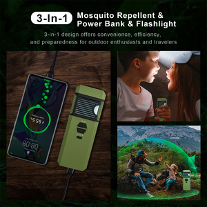 Répulsif Moustiques Électronique Intelligent Étanche OEM 9000 mAh avec Lampe Torche Extérieure et Fonction Anti-Moustiques - Product Image 5