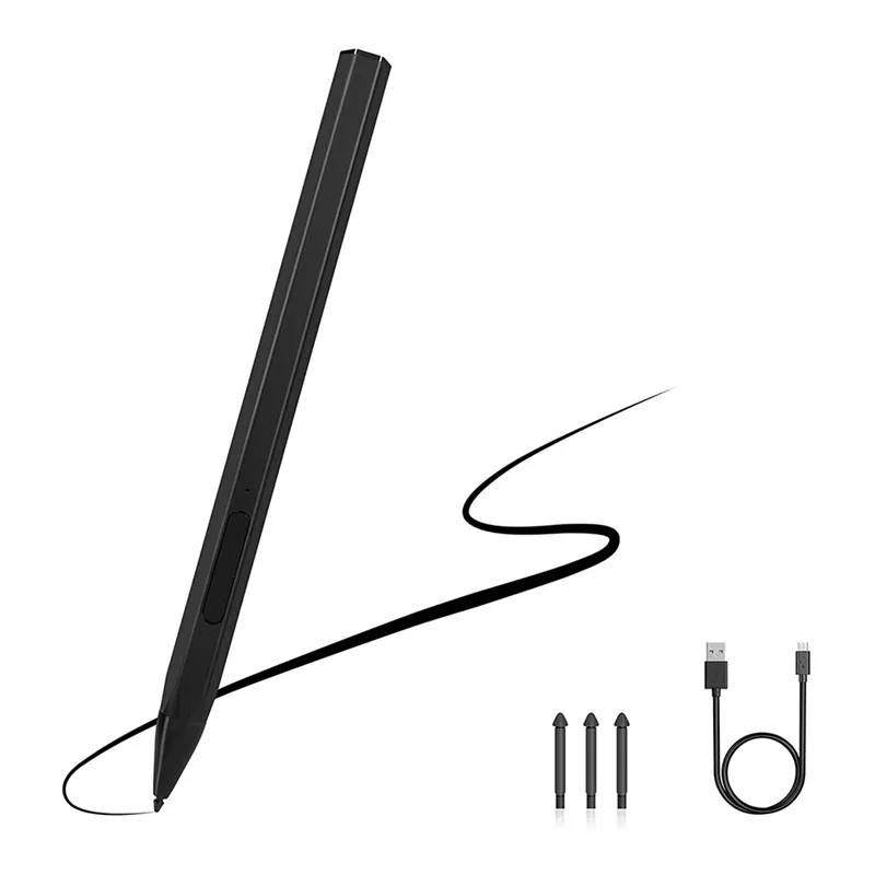 Aktif Tablet Stylus kalem Microsoft Surface Pro için 7 6 5 4 yüzey git Tablet dokunmatik kalem X kalem dijital tablet siyah gümüş