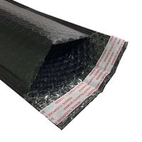 Enveloppes matelassées auto-adhésives en polyéthylène noir de haute qualité avec logo personnalisé pour chaussures et chaussettes, recyclables, taille personnalisée