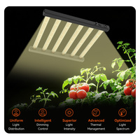 Tritile 360W Volspectrum Dimbare 6-Bar Plantenlamp PPF 1008umol/s 2.8umol/J Indoor Hydroponische Kas LED Kweeklamp