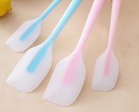 Spatule souple en silicone monobloc résistante aux hautes températures et anti-brûlure, de qualité alimentaire, pour la pâtisserie et le dégraissage des gâteaux