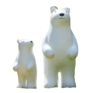 Equipo de Parque de Diversiones de Resina con Diseño de Oso Polar para Niños y Padres, para Jardín, Parque de Aventuras y Centro Comercial - Product Image 1