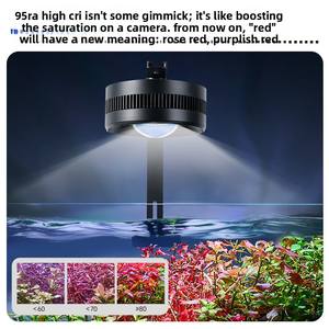 Projecteur LED WRGB à spectre complet pour aquarium, moderne en acier inoxydable, pour aquarium planté, contrôle des algues, observation des poissons, maison, bureau, chambre - Product Image 4