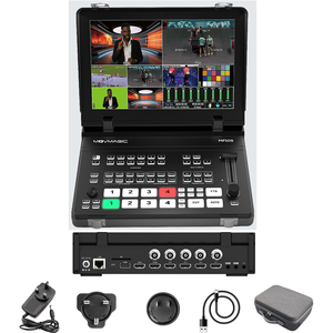 Commutateur vidéo HD 5 canaux Movmagic, commutateur de production en direct multi-caméras avec contrôle PTZ et boutons fonctionnels pour le streaming - Product Image 2