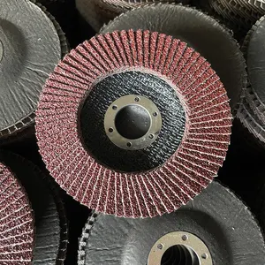 High Quality 4inch P60 Aluminum Oxide Flap Disc 100x16mm Angle Grinder Sanding Disc for Stainless Steel