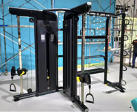 Máquina de Gimnasio Multifunción Comercial con Poleas Ajustables y Cable para Entrenamiento de Fuerza