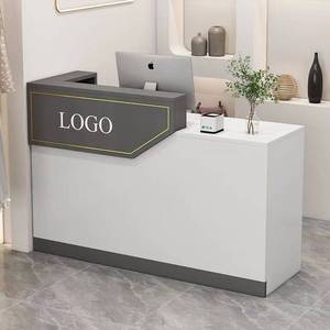 Muebles de Salón de Belleza de Último Diseño, Mostrador de Recepción para Salón de Belleza, Mostrador de Pago para Salón de Uñas - Product Image 1