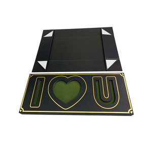 Wholesale Custom Rectangular Cardboard Flower Box I LOVE YOU Gift Box