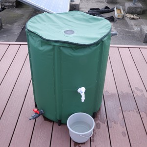 Réservoir de pluie en plastique sécurisé 200L, poche à eau pliable pour la collecte d'eau en extérieur - Product Image 1