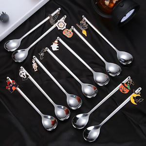 Couverts en acier inoxydable Offre Spéciale couverts en or dessin animé miroir cuillère fourchette argenterie pour Restaurant - Product Image 3