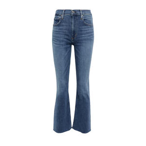 Modern Women Bootcut Jeans Designed <b>Slim</b> Thigh Flared <b>Leg</b> Casual Denim Eco-Friendly for Balanced Proportions Effortless Elegance - Product Image 2