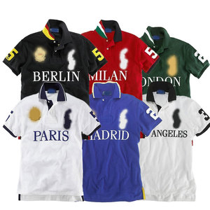 Camiseta de <span class=keywords><strong>Manga</strong></span> <span class=keywords><strong>Corta</strong></span> para Hombre, Nueva York, Calidad Superior, 100% Algodón, Logotipo Bordado Personalizado de Ralphes, Camiseta Informal de Marca CityTops, <span class=keywords><strong>Camisas</strong></span> <span class=keywords><strong>Polo</strong></span> para Hombre - Product Image 1
