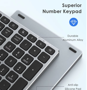 MoKo Multi Devices 34 <strong>Keys</strong> Wireless <strong>Numeric</strong> <strong>Keyboard</strong> USB-C Rechargeable BT 5.0 <strong>Numeric</strong> <strong>Keyboard</strong> for Tablet Laptop Phone - Product Image 5
