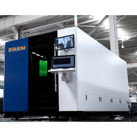 Machine de découpe laser à fibre à double plateforme en acier inoxydable et en métal 3000W/6000W/12000W