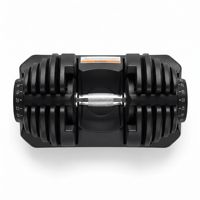 Ensemble d'haltères réglables pour la maison, système de pesage à changement rapide, 40 kg, plateau de rangement, poignée antidérapante, renforcement musculaire