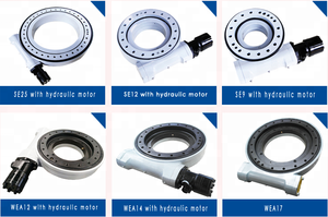 Penggerak lengan SE9-61-H-25R bantalan cincin <span class=keywords><strong>Slewing</strong></span> dengan motor hidrolik untuk sistem pelacakan tenaga surya - Product Image 5
