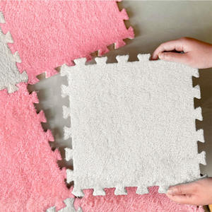 Alfombra de juego de felpa con diseño de cielo, cuadrada, antideslizante, para habitación infantil, sala de estar, dormitorio, ventana, suelo, color sólido, fácil de limpiar. - Product Image 1