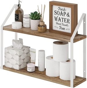 Hot Bán Hexagon Đen Bằng Gỗ Kim Loại Hiển Thị Treo Kệ Lưu Trữ Kệ Trang Trí Nội Thất Gắn Tường Nổi Kệ - Product Image 5