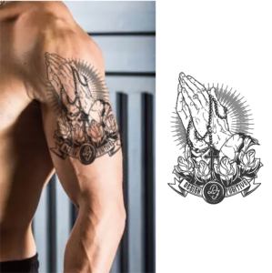 Multi Element Semi Permanent <b>Tattoo</b> Sticker Waterproof Eco Friendly <b>Paper</b> Face Body Festival Style - Product Image 1