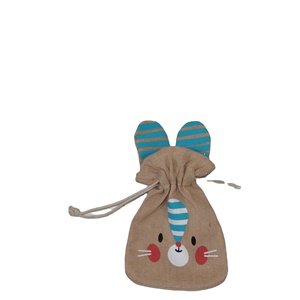 Sacs à cordon en jute de haute qualité, réutilisables et portables, résistants à l'eau - Product Image 1