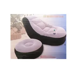 EN71 6P ПВХ Флокированная надувная мебель для улицы, кресло