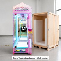 LECHUANG Borne d'arcade à monnayeur avec distributeur de capsules et joystick, pour centre commercial et centre de loisirs