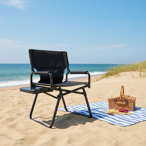 Silla Plegable Portátil para Exteriores, Camping, Picnic, Pesca, Dibujo Artístico, Silla de Director, Silla de Playa Oxford 1800D, Silla Lounge - Product Image 1