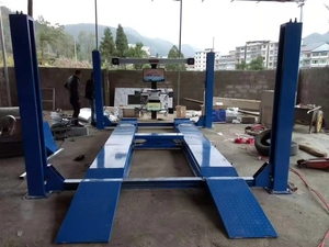 Sollevatore Auto a 4 Colonne per Carichi Pesanti, Sollevatore Idraulico con Ponte, Approvato CE, per Officina Meccanica - Product Image 3