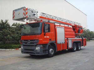 Camión de bomberos <span class=keywords><strong>JDF</strong></span>, escalera aérea a 60m de 30m, con plataforma aérea de tanque de agua de 4000L - Product Image 3