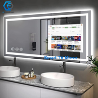 Miroir intelligent Android LCD pour affichage publicitaire, miroir magique de salle de bain, miroir LED étanche, miroir magique intelligent