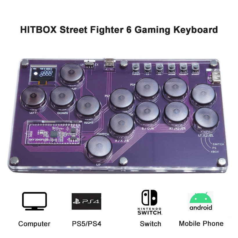 SKY2040PLUS HIT-BOX Controller for Street Fighter 6 Gaming