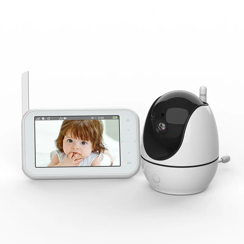 Diskon Besar-besaran Pabrik 4.5 Inci HD 720P Bicara Dua Arah 2.4G Nirkabel Tanpa Suara WiFI dan Tempraturer Video Penglihatan Malam Monitor Bayi