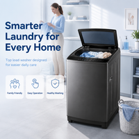 Lavadora Doméstica de 20 kg, Semiautomática, con Pantalla Táctil, Tambor de Acero Inoxidable, Clase Energética, Ligera, Inteligente y de Bajo Consumo para Reino Unido