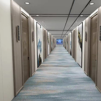 Personnalisé de haute qualité épais 5 étoiles hôtel tapis de luxe mur à mur Axminster tapis pour chambre tapis de lobby