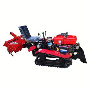 Vente chaude 35 25 chevaux serre agricole verger multifonctionnel diesel rotoculteur sur chenilles tracteur pourriture - Product Image 1