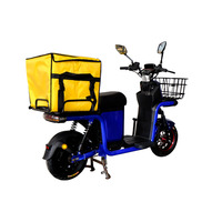 Elektroroller für Lieferdienste, Elektromotorräder, Elektromofas mit Gepäckträger