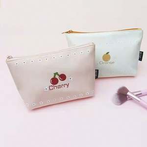 Strawberry Pattern Nylon Makeup Bag Zipper Waterproof Cosmetic <b>Shower</b> Organizer Convenient Handbag for <b>Storage</b> Organization - Product Image 1