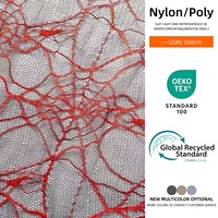 Tissu en maille hexagonale à gros trous 100 % polyester blanc 22 g/m² 1 mm pour sacs à linge et sacs de rangement
