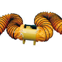 Ventilateur industriel portable à flux axial de 8 "200mm avec logo personnalisé pour ventilateur d'extraction d'air