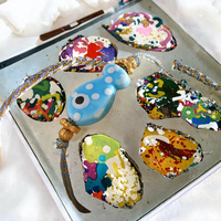 Bracelet tendance Comiya Ocean Holiday Wind fait main en acier inoxydable plaqué or avec chaîne colorée en corde, motif poisson, inaltérable