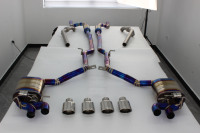Expédition rapide Catback d'échappement pour BENZ AMG W204 C63 V8 2008-2014 Silencieux Valve Télécommande Catback Embouts d'échappement