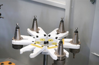 Machine à percer CNC 6 faces ET6 ATC à haute efficacité avec double unité de perçage pour le contreplaqué et le MDF