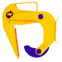 Ensemble de pince de levage verticale pour tuyaux en béton 1t 2t 3t avec engrenage