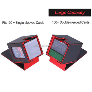 Mtg boong hộp chỉ huy hiển thị <span class=keywords><strong>1</strong></span> Toploader thẻ boong hộp phù hợp với 100 đôi tay ma thuật TCG Thẻ lưu trữ deckbox - Product Image 3