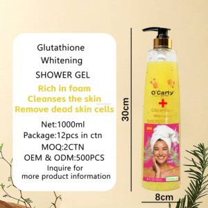 Gel Douche au Collagène Naturel, Liquide Blanchissant et Nettoyant pour le Visage, Produit Coréen pour la Peau avec Acides de Fruits, pour Peaux Noires - Product Image 3
