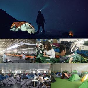 Fábrica de buena calidad portátil Nylon Ripstop revestimiento de silicona 3000mm costura grabada 2 personas tienda de campaña - Product Image 6