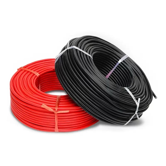 High Temp Silicone Rubber Sheath Electric Wire Cable 4-14 AWG American Standard Tinned Copper Conductor 600V Industrial Use